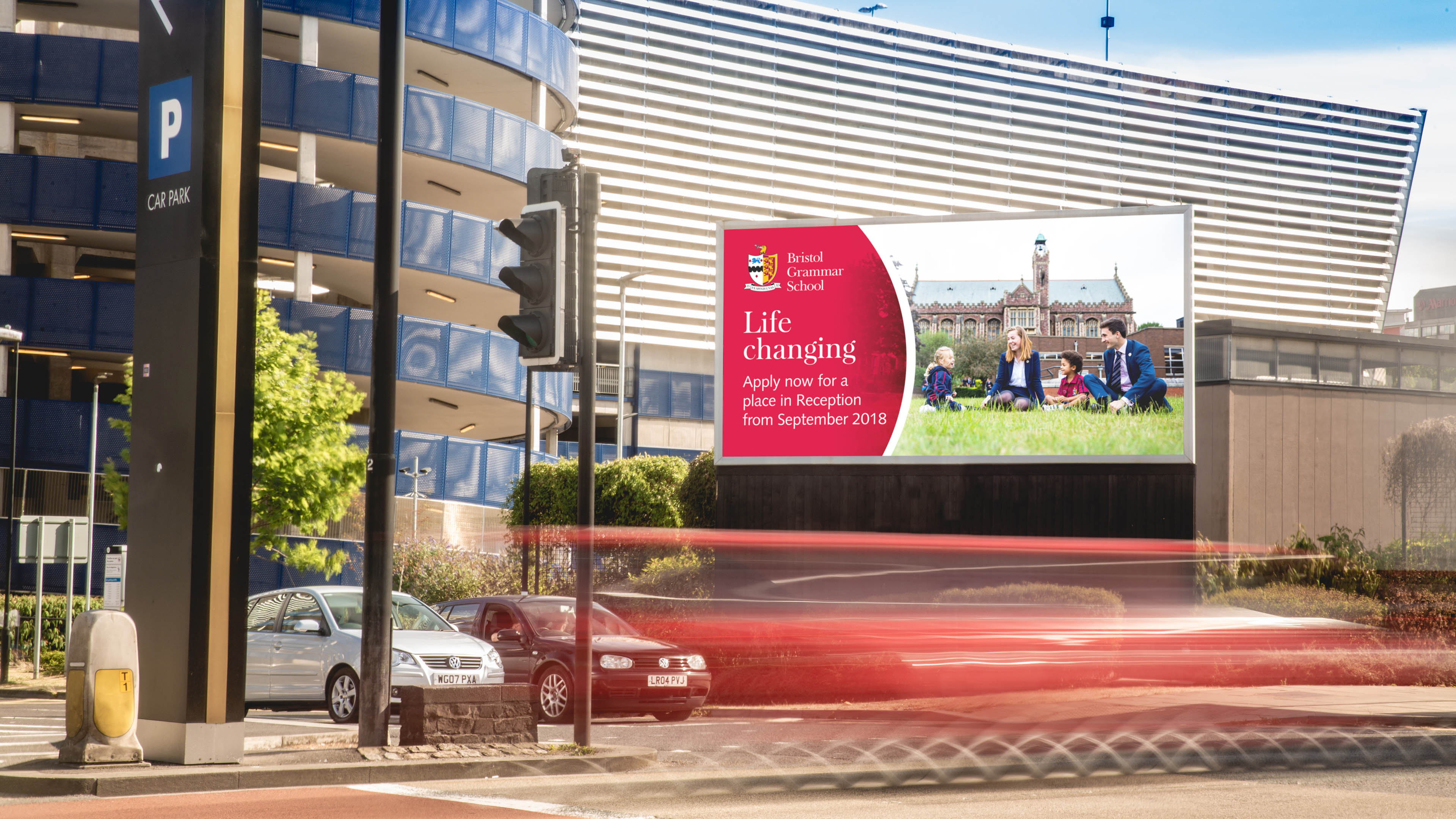 Video production still from Bristol Grammar School