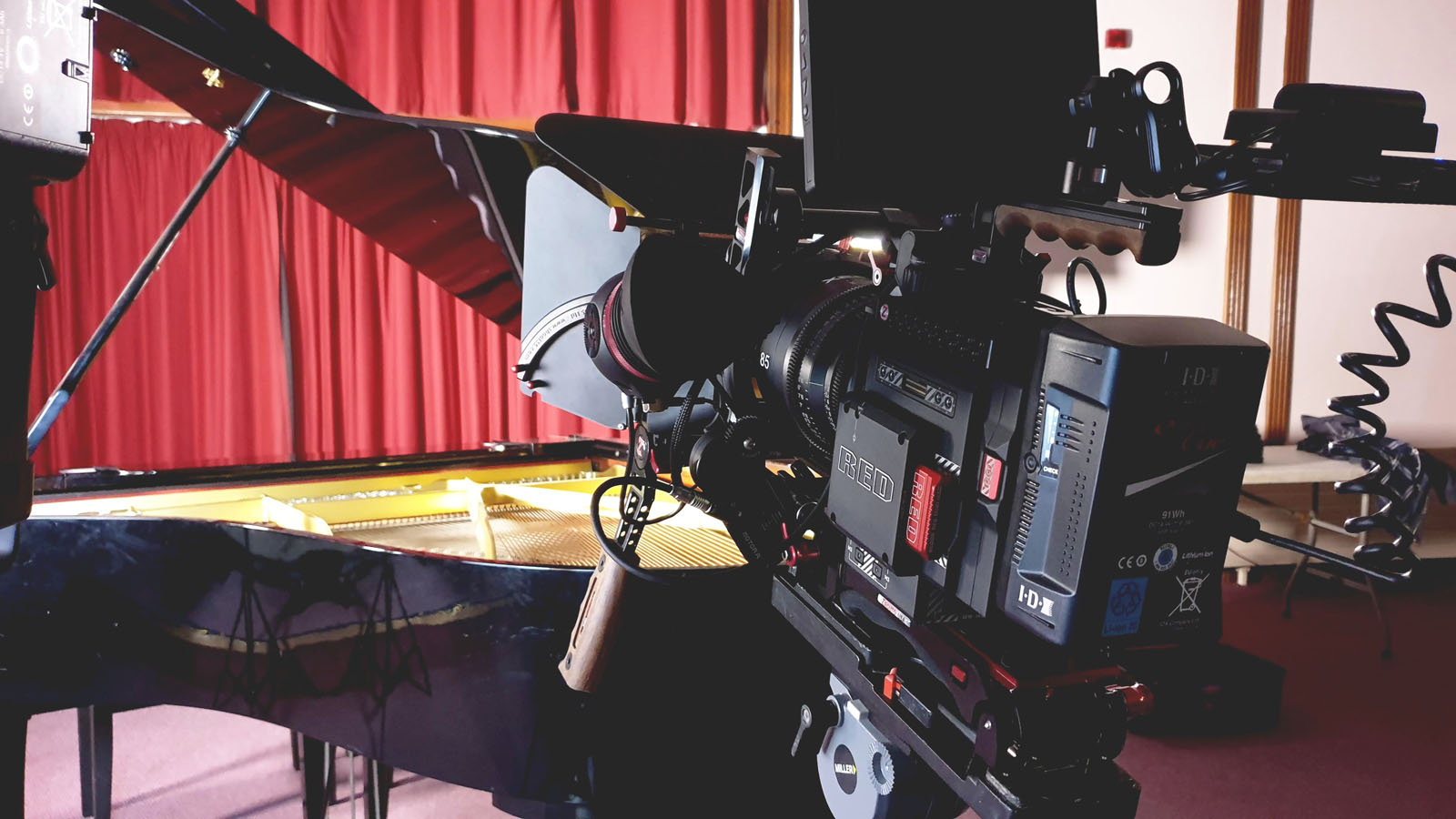 Video production still from Millfield School