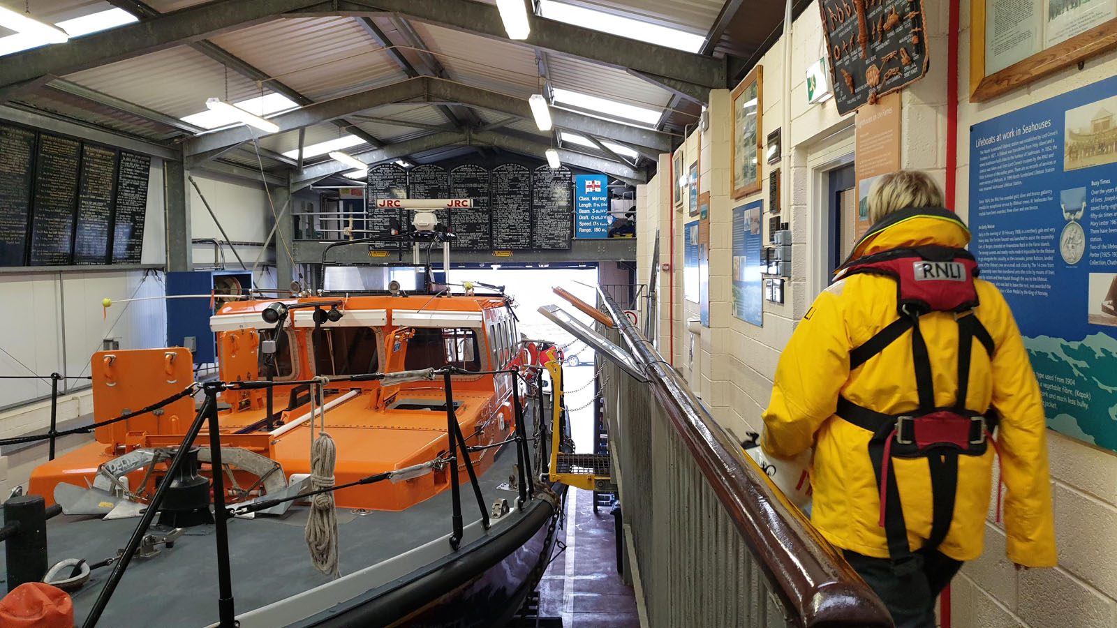 Video production still from RNLI