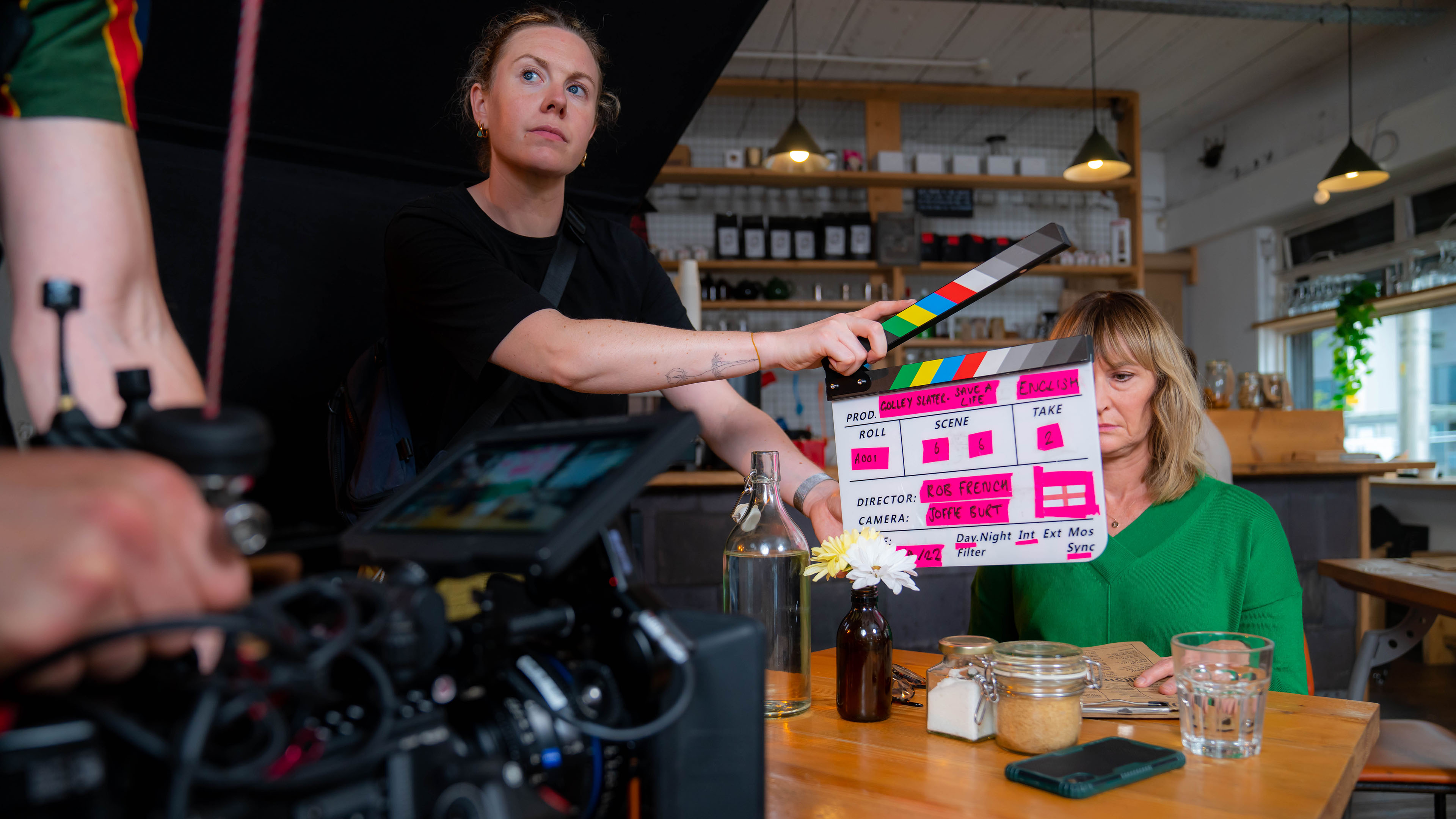 Video production still from Save A Life Cymru