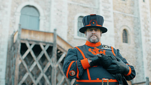 Video production still from The Royal Mint