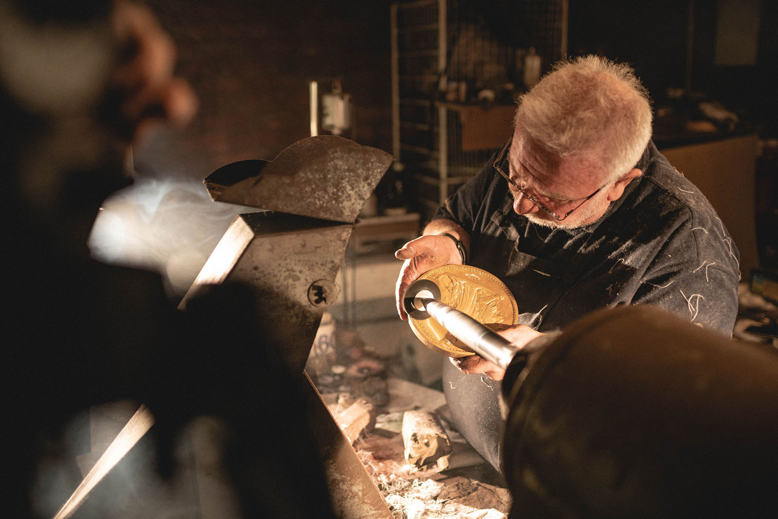 Video production still from The Royal Mint