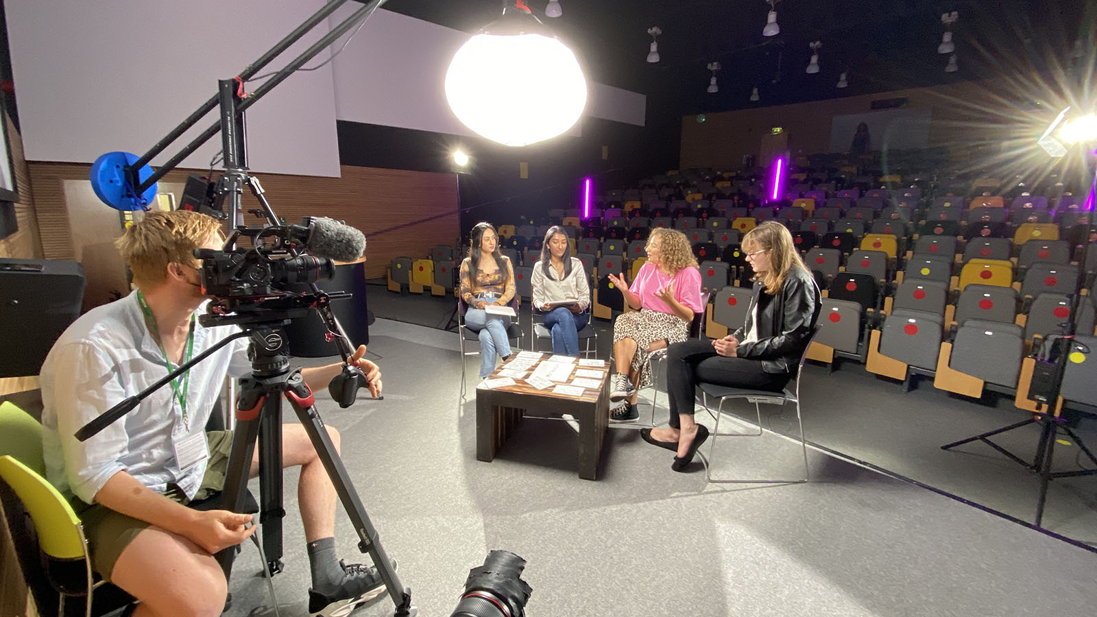 Video production still from University of Winchester
