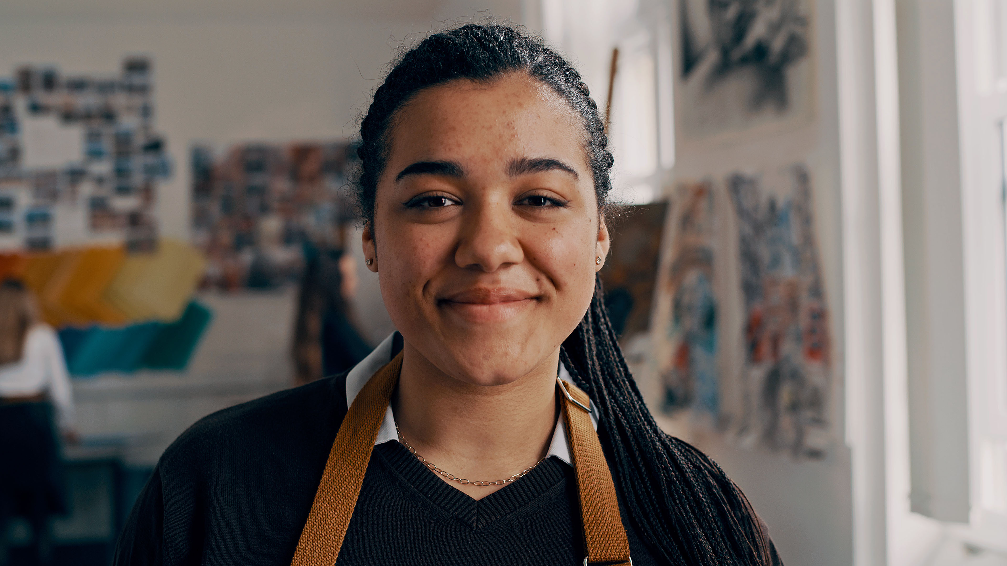 Video production still from Epsom College