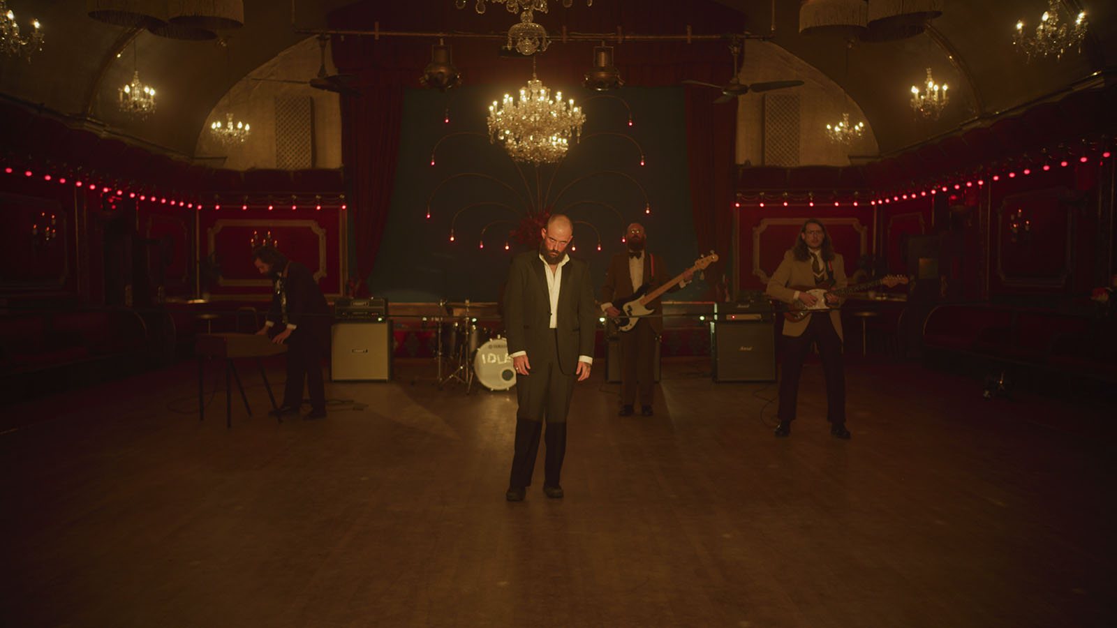 Video production still from IDLES