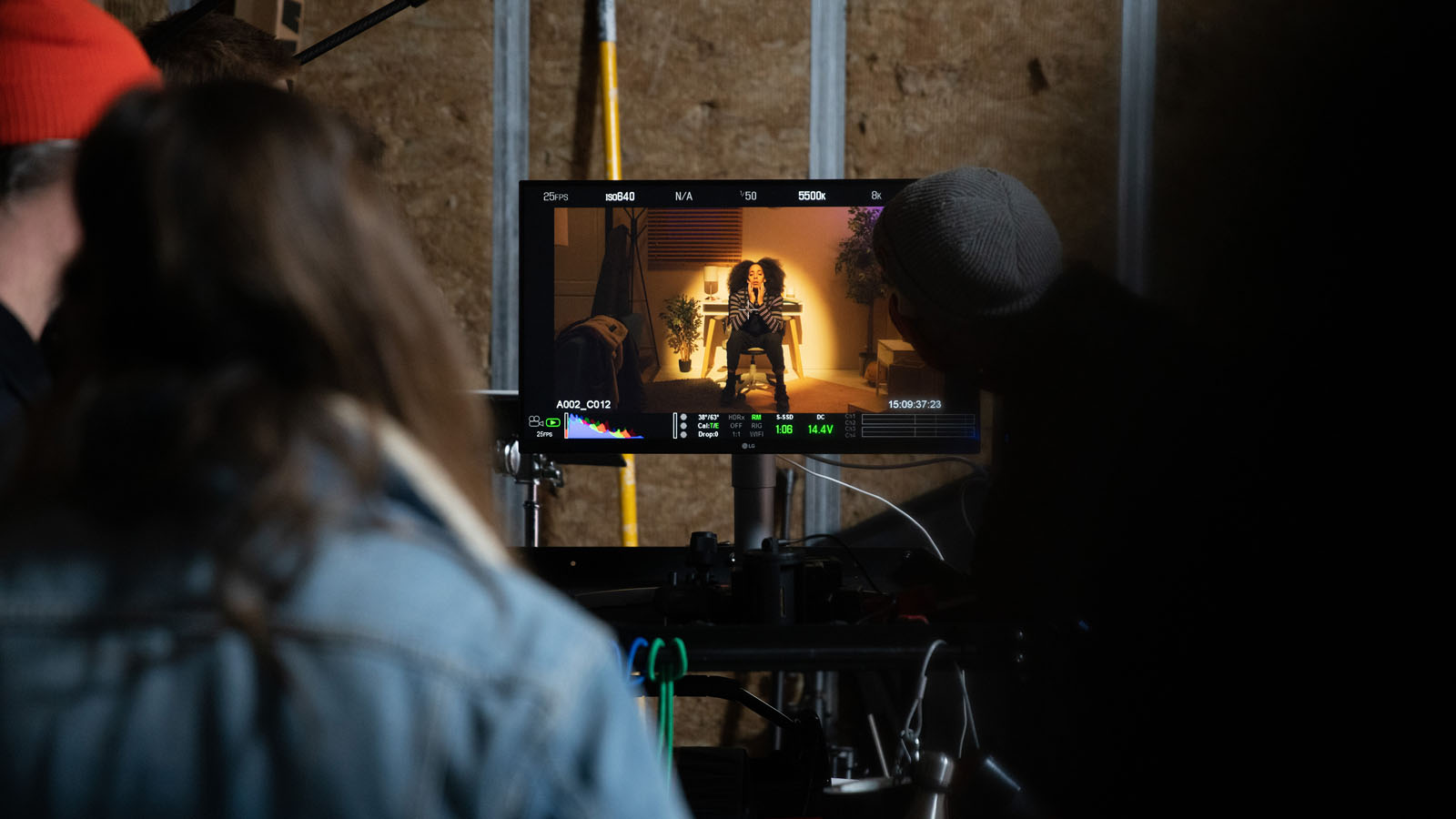 Behind the scenes still from Jisc