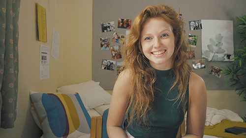 Video production still from University of Winchester